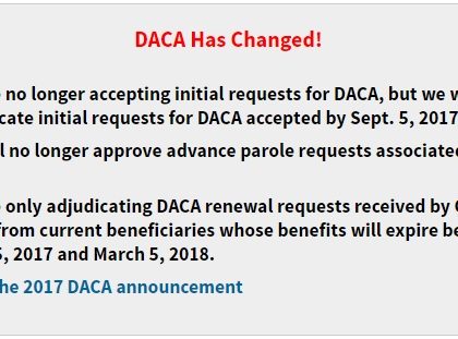 2017 USCIS DACA announcement