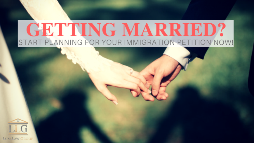 Getting married? Prepare for immigration