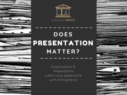 Does presentation matter with USCIS?