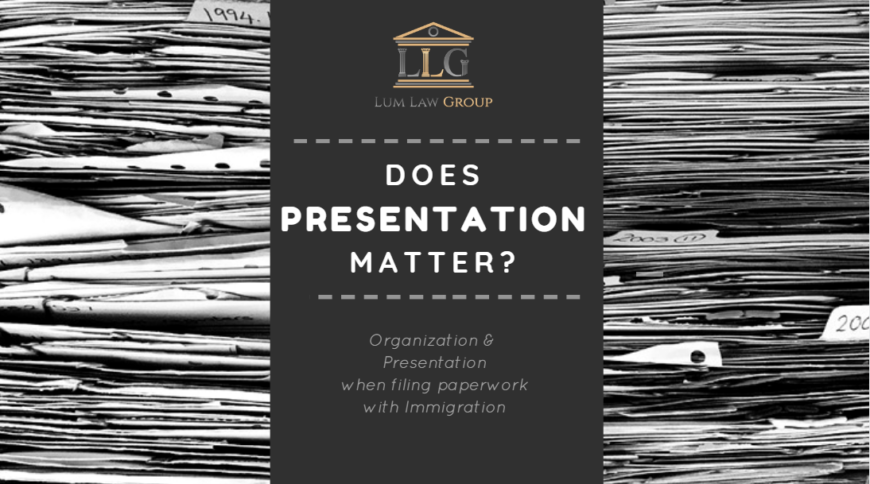 Does presentation matter with USCIS?