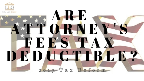 Are attorneys' fees tax deductible?