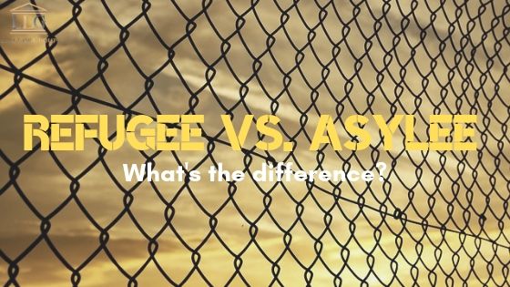 What's the difference between a refugee and an asylee?