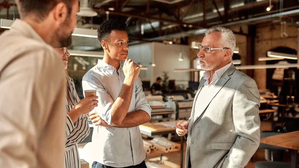 Attorney advising a small business.